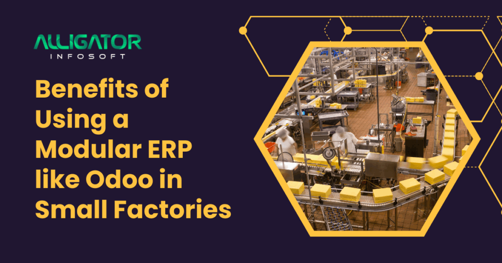 Benefits of Using a Modular ERP like Odoo in Small Factories